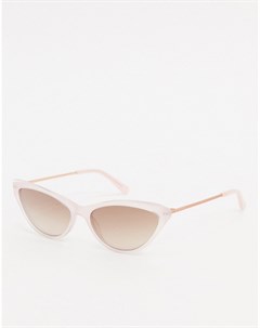 Розовые солнцезащитные очки кошачий глаз Ted baker london