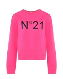Розовый свитшот оверсайз No21