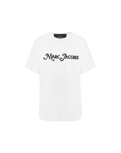 Хлопковая футболка The marc jacobs