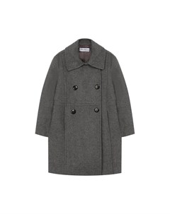 Двубортное пальто из шерсти Simonetta