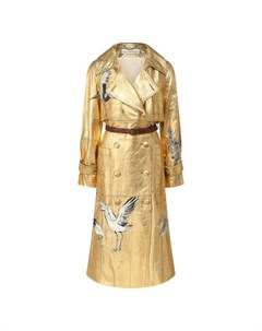 Кожаное пальто Golden goose deluxe brand