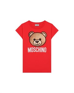 Хлопковая футболка Moschino kid
