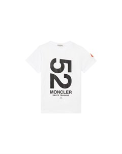 Хлопковая футболка Moncler enfant