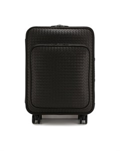 Кожаный дорожный чемодан на колесиках Bottega veneta