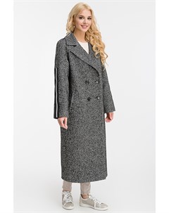 Двубортное длинное шерстяное пальто Aliv