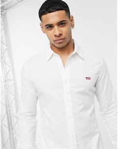 Белая оксфордская рубашка узкого кроя с логотипом Levi's®