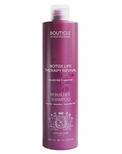 Шампунь восстанавливающий для химически поврежденных волос Ботокс Rebuilder Shampoo 300 мл Bouticle