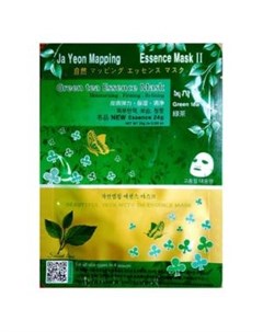 Маска для лица с зеленым чаем Jayeonmapping Green Tea Essence Mask Jayeonmapping (корея)