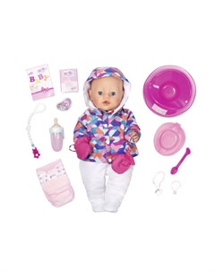 Zapf creation baby born 825 273 бэби борн кукла интерактивная зимняя пора 43 см Zapf creation