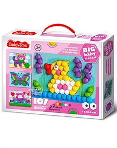 Baby toys td02518 мозаика для самых маленьких утенок 107 эл Десятое королевство