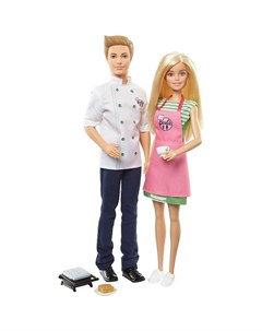 Mattel barbie fhp64 барби и кен шеф повар Mattel barbie