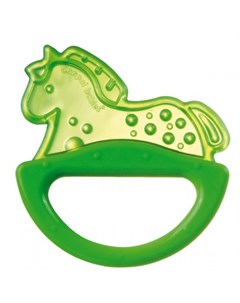 Canpol babies 250930505 погремушка с эластичным прорезывателем 0 цвет зеленый форма лошадка Canpol babies