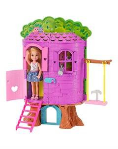 Mattel barbie fpf83 барби игровой набор домик на дереве челси Mattel barbie