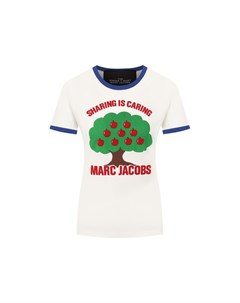 Хлопковая футболка The marc jacobs