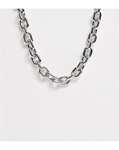 Серебристое массивное ожерелье эксклюзивно от Erase