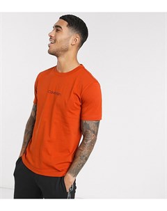 Оранжевая футболка с логотипом эксклюзивно для ASOS Calvin klein
