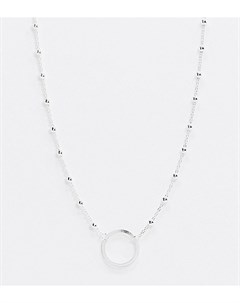 Эксклюзивное серебряное ожерелье чокер с подвеской кольцом Kingsley ryan