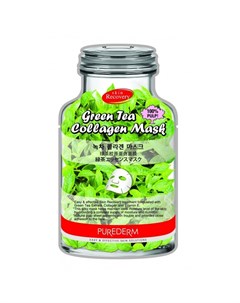 Маска для лица Зеленый чай и коллаген Purederm