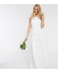 Белое кружевное свадебное платье Y.a.s