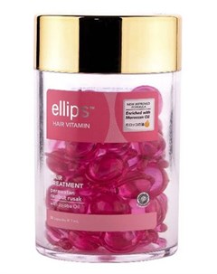 Масло для восстановления волос после химического воздействия розовые капсулы Hair Treatment 50 шт 45 Ellips
