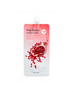 Маска для лица Pure Source Pomegranate pocket pack 10 мл Missha