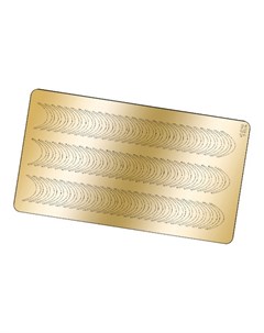 Металлизированные наклейки 192 золото Freedecor