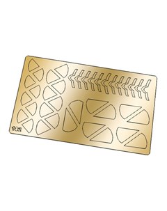 Металлизированные наклейки 182 золото Freedecor