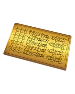 Металлизированные наклейки 222 золото Freedecor