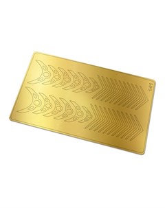 Металлизированные наклейки 141 золото Freedecor