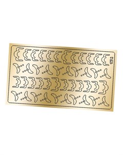Металлизированные наклейки 174 золото Freedecor