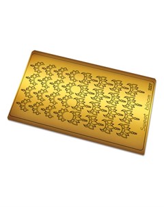 Металлизированные наклейки 227 золото Freedecor