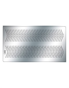 Металлизированные наклейки 220 серебро Freedecor