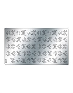 Металлизированные наклейки 135 серебро Freedecor