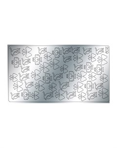 Металлизированные наклейки 209 серебро Freedecor