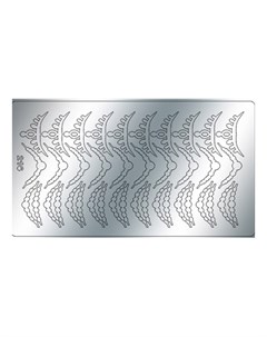 Металлизированные наклейки 216 серебро Freedecor