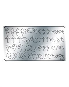 Металлизированные наклейки 188 серебро Freedecor