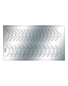 Металлизированные наклейки 213 серебро Freedecor