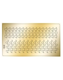 Металлизированные наклейки 212 золото Freedecor