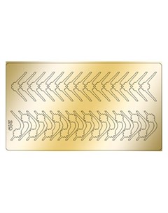 Металлизированные наклейки 219 золото Freedecor