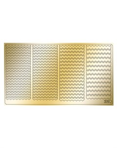 Металлизированные наклейки 210 золото Freedecor