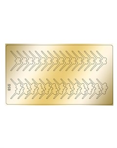Металлизированные наклейки 213 золото Freedecor