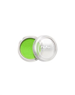 Дизайн для ногтей пыль светло зеленый Runail