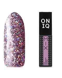 Гель лак Mix 102s Pink Holographic Shimmer Oniq