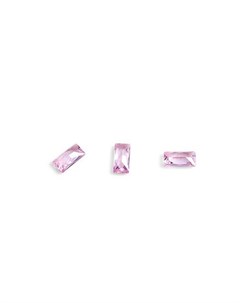 TNL Кристаллы Багет 2 розовые 10 шт Tnl professional