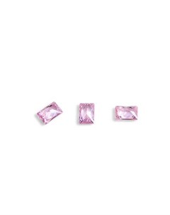 TNL Кристаллы Багет 1 розовые 10 шт Tnl professional