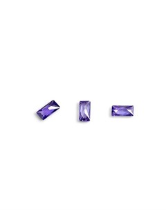 TNL Кристаллы Багет 2 фиолетовые 10 шт Tnl professional