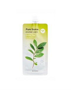 Маска для лица Pure Source Green Tea pocket pack 10 мл Missha