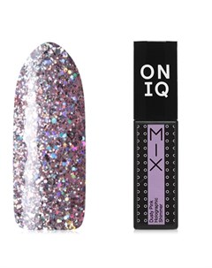 Гель лак Mix 103s Dusty Pink Holographic Shimmer Oniq