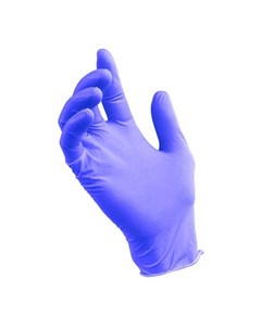 Перчатки нитриловые фиолетовые размер S 100 шт Nitrile