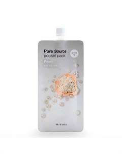 Маска для лица Pure Source Pearl pocket pack 10 мл Missha